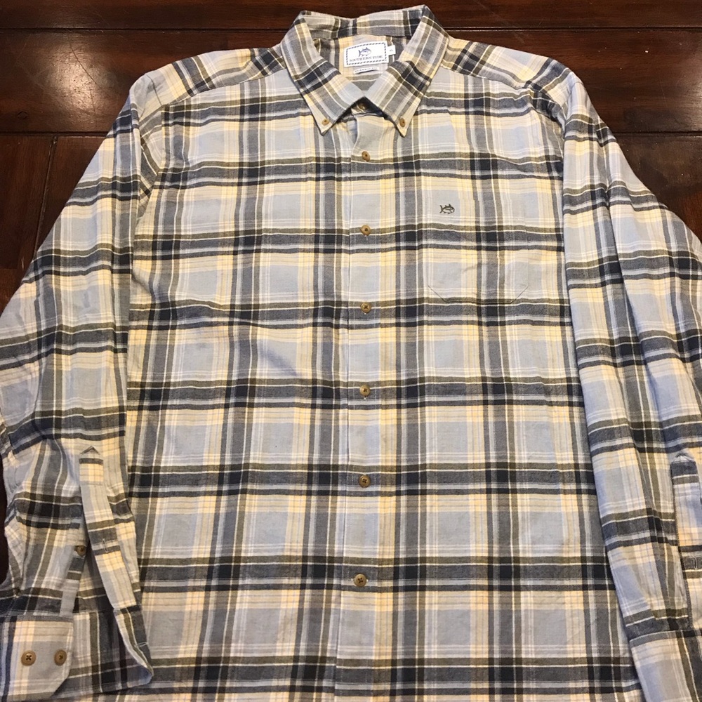 EUC Men’s Southern Tide Button Down Flannel XL